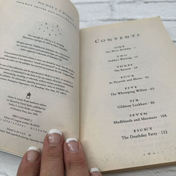 Harry Potter And The Chamber Of Secrets 1999 J. K. Rowling Paperback - Picture 5 of 9